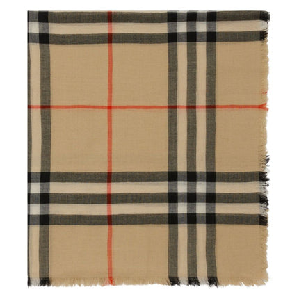 Burberry Check wool scarf