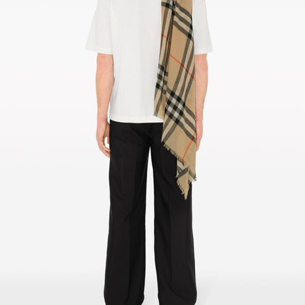 Burberry Check wool scarf