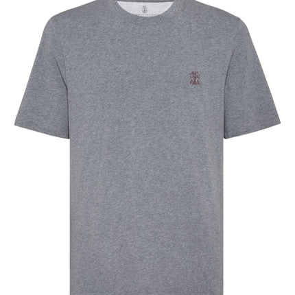 Brunello Cucinelli T-shirts and Polos Grey