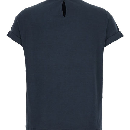 Brunello Cucinelli T-shirts and Polos Blue