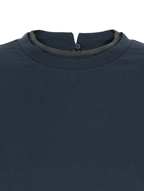 Brunello Cucinelli T-shirts and Polos Blue