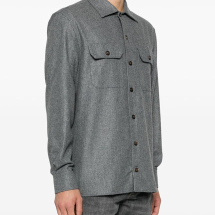 Brunello Cucinelli Shirts Grey
