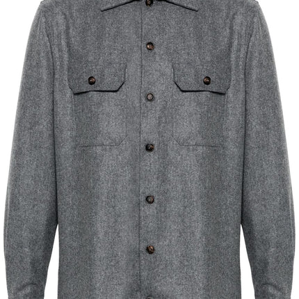 Brunello Cucinelli Shirts Grey