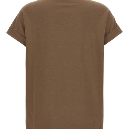 Brunello Cucinelli T-shirts and Polos Brown