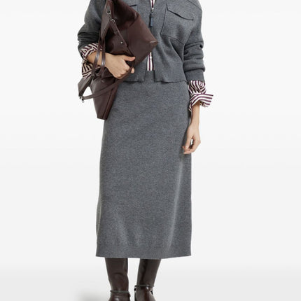 Brunello Cucinelli Skirts Grey