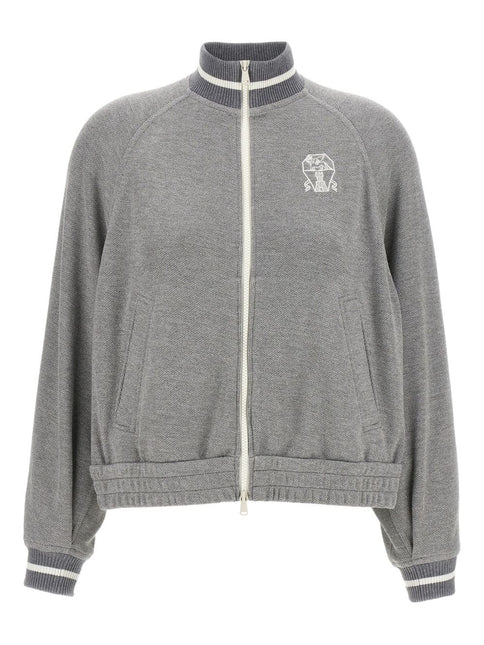 Brunello Cucinelli Sweaters Grey