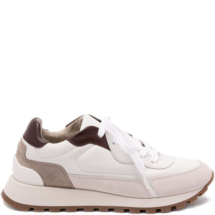 Brunello Cucinelli Calfskin and suede runners