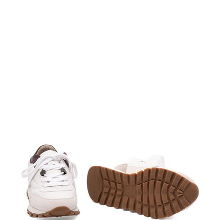 Brunello Cucinelli Calfskin and suede runners