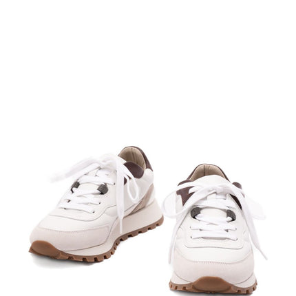 Brunello Cucinelli Calfskin and suede runners