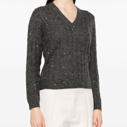Brunello Cucinelli Sweaters Grey