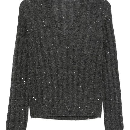 Brunello Cucinelli Sweaters Grey