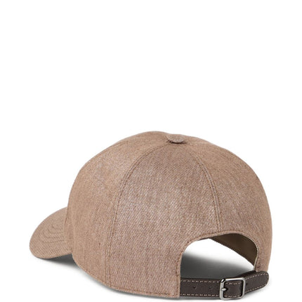 Brunello Cucinelli baseball cap with embroidered logo