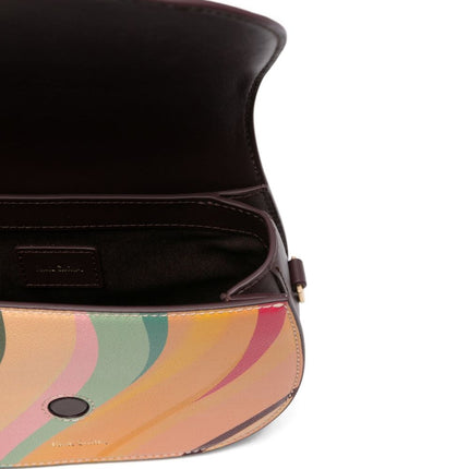 Paul Smith Swirl Leather Saddle Bag