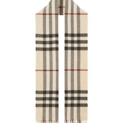 Burberry Check cashmere scarf