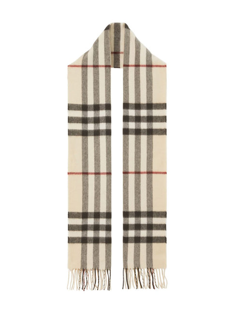 Burberry Check cashmere scarf