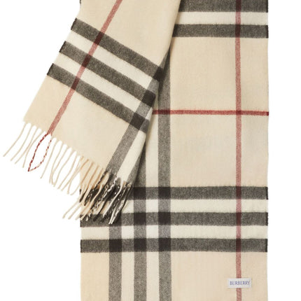Burberry Check cashmere scarf