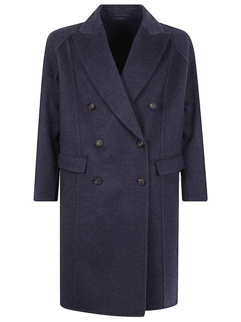 Brunello Cucinelli Coats Blue