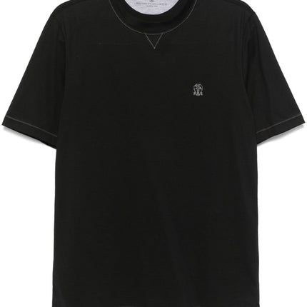 Brunello Cucinelli T-shirts and Polos Black