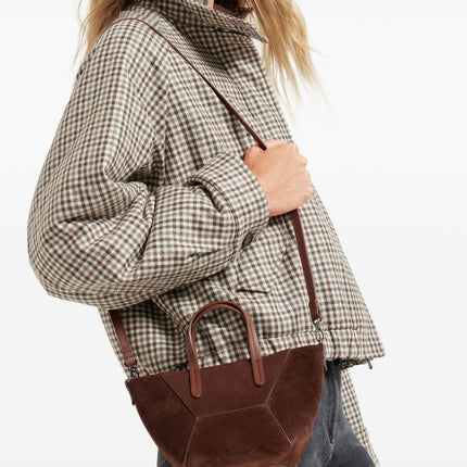 Brunello Cucinelli BC Duo mini suede bag