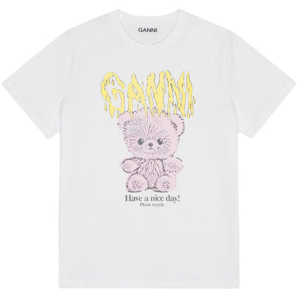 GANNI T-shirts and Polos White