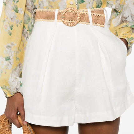 Zimmermann Shorts Ivory