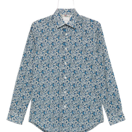 Paul Smith Shirts Clear Blue
