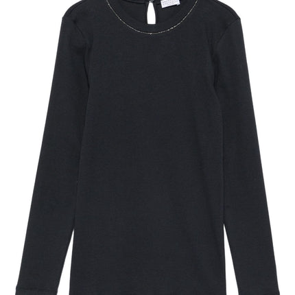 Brunello Cucinelli T-shirts and Polos Blue