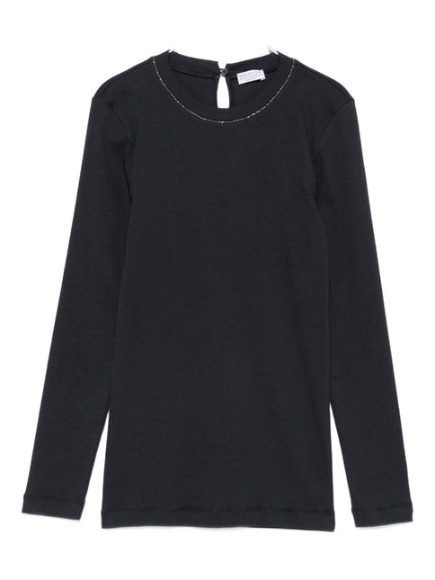 Brunello Cucinelli T-shirts and Polos Blue