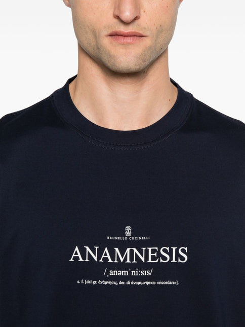 Brunello Cucinelli T-shirts and Polos Blue