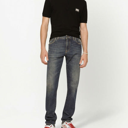 Dolce & Gabbana Logo cotton polo shirt