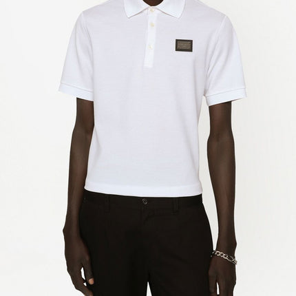 Dolce & Gabbana Logo cotton polo shirt