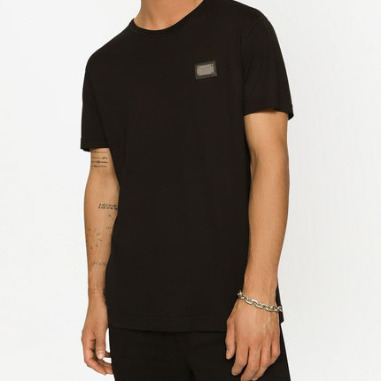 Dolce & Gabbana logo-tag Cotton T-shirt