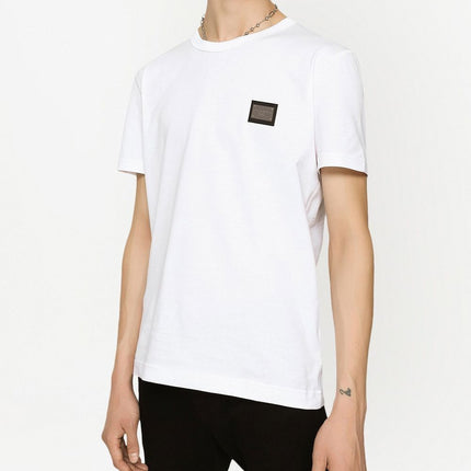 Dolce & Gabbana logo-tag Cotton T-shirt