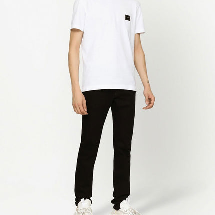 Dolce & Gabbana logo-tag Cotton T-shirt
