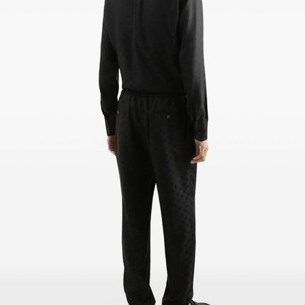 Dolce & Gabbana DG logo martini jacquard shirt