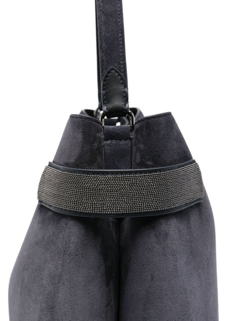 Brunello Cucinelli Suede leather handbag
