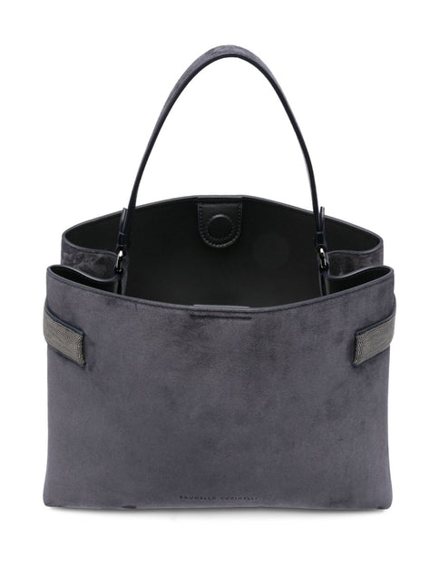 Brunello Cucinelli Suede leather handbag