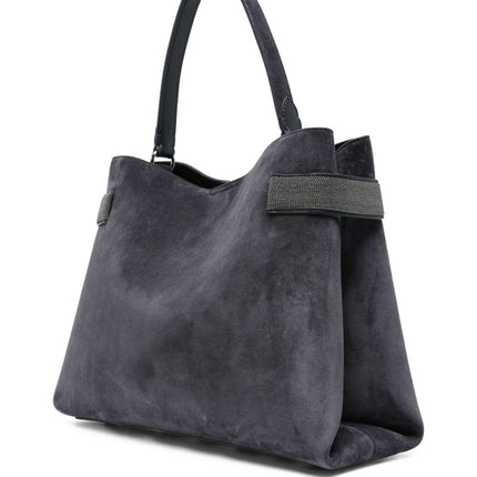 Brunello Cucinelli Suede leather handbag