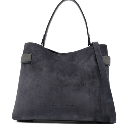 Brunello Cucinelli Suede leather handbag