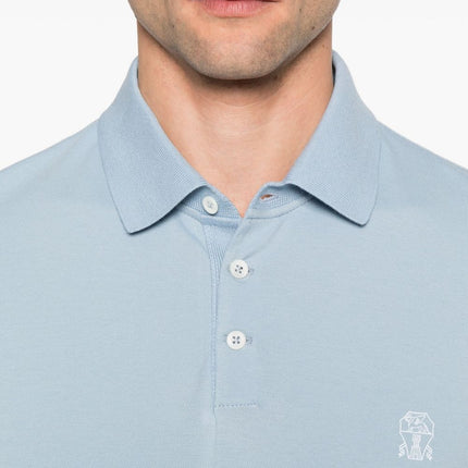 Brunello Cucinelli T-shirts and Polos Clear Blue