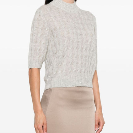 Brunello Cucinelli Sweaters Grey