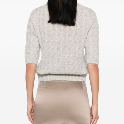 Brunello Cucinelli Sweaters Grey