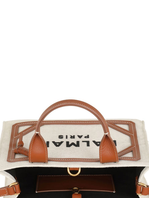 Balmain B-Army small canvas tote