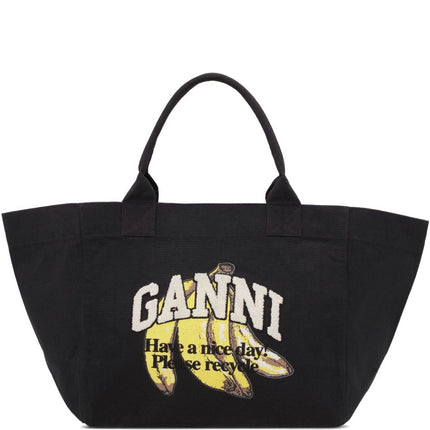 Ganni Organic cotton XXL tote bag