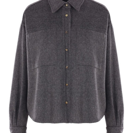 Brunello Cucinelli Shirts Grey
