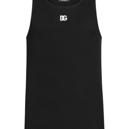 Dolce & Gabbana Logo cotton tank top