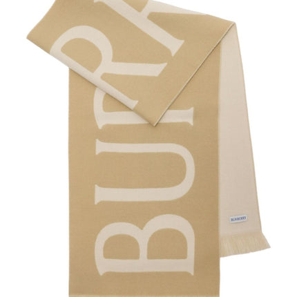 Burberry Logo wool scarf