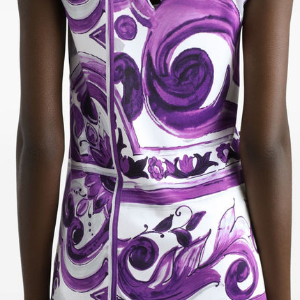 Dolce & Gabbana Maiolica print tank top