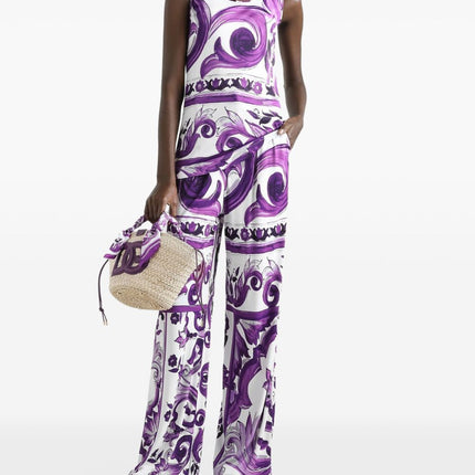 Dolce & Gabbana Maiolica print tank top
