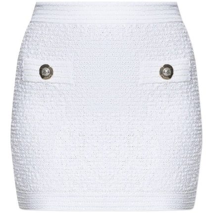 Balmain Tweed Mini Skirt
